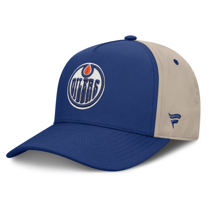 Edmonton Oilers Fanatics 2026 Stanley Cup Playoffs Authentic Pro Locker Room Participant Blue Snapback Hat