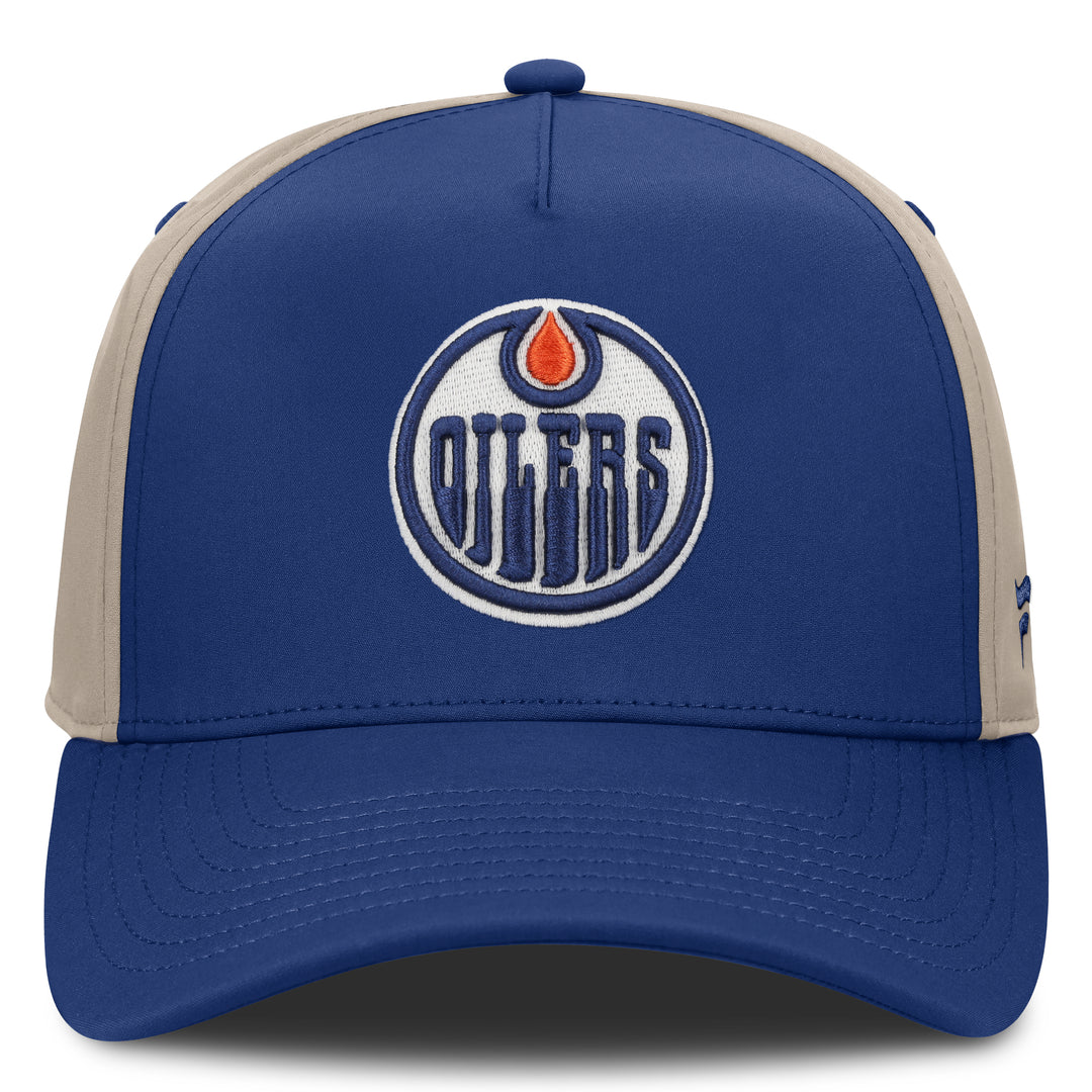 Edmonton Oilers Fanatics 2026 Stanley Cup Playoffs Authentic Pro Locker Room Participant Blue Snapback Hat