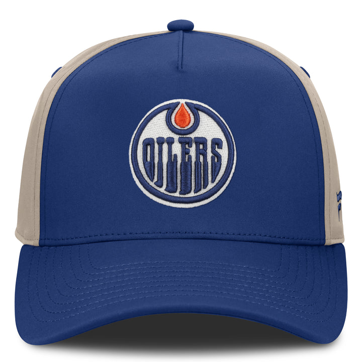 Edmonton Oilers Fanatics 2026 Stanley Cup Playoffs Authentic Pro Locker Room Participant Blue Snapback Hat