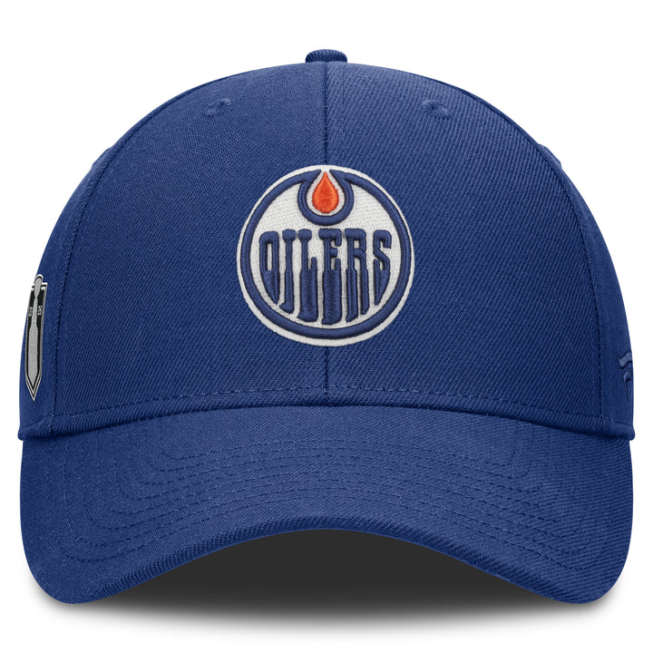 Edmonton Oilers Fanatics 2026 Stanley Cup Playoffs Participant Blue Adjustable Hat