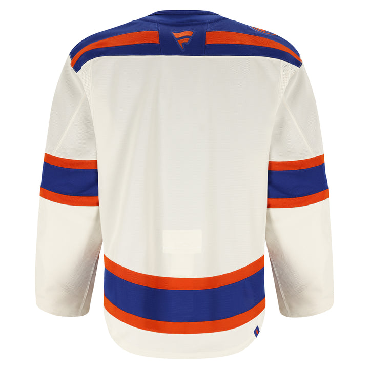 Edmonton Oilers Fanatics Blank Authentic Pro On Ice Cream Alternate Jersey
