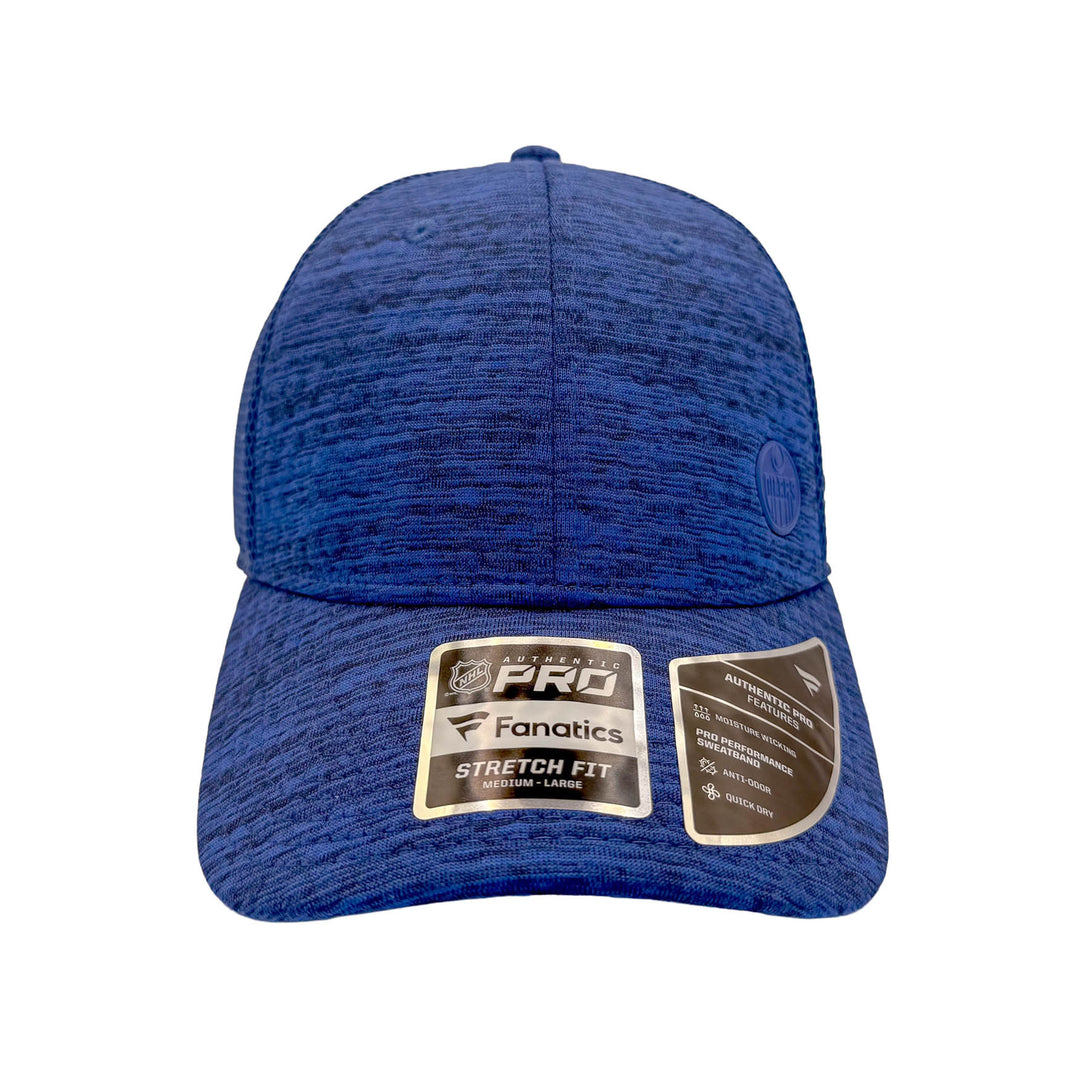 Edmonton Oilers Fanatics Blue Recover Authentic Pro Mesh Flex Hat