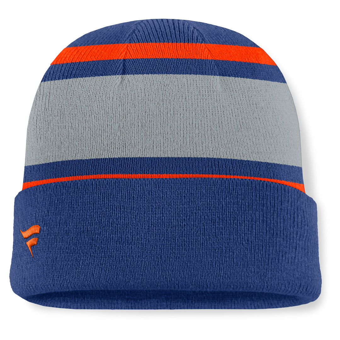 Edmonton Oilers Fanatics Blue Varsity Cuffed Toque