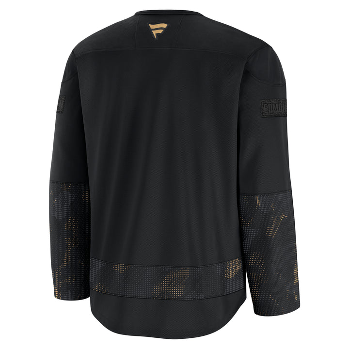 Edmonton Oilers Fanatics Breakaway Military Appreciation Jersey