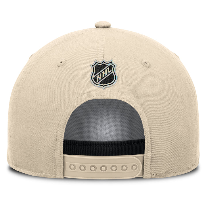 Edmonton Oilers Fanatics Cream Alternate Authentic Pro Snapback Hat