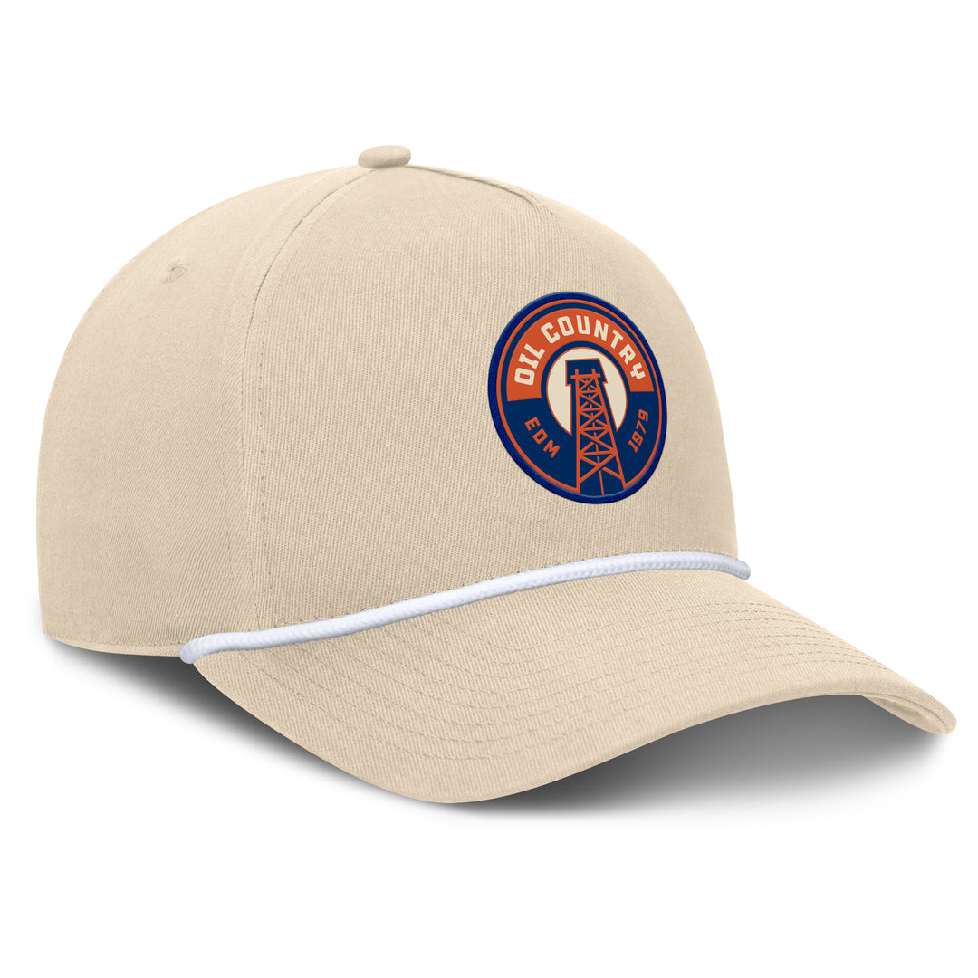 Edmonton Oilers Fanatics Cream Alternate Authentic Pro Snapback Hat