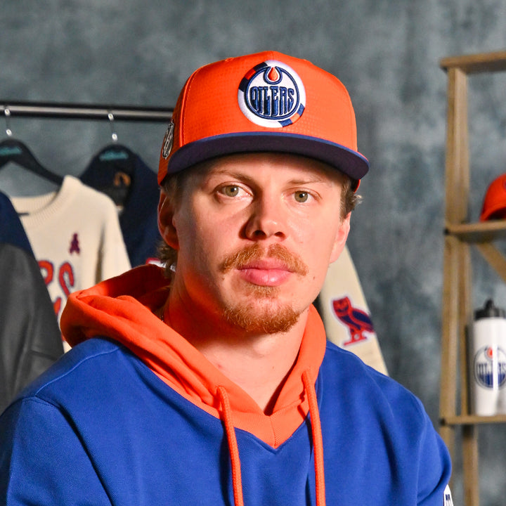 Edmonton Oilers Fanatics Orange 2026-27 Authentic Pro Rink Square Visor Snapback Hat