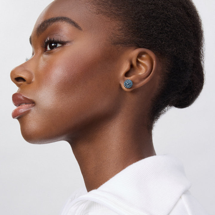 Edmonton Oilers Hillberg & Berk Sparkle Ball Stud Trio Earrings