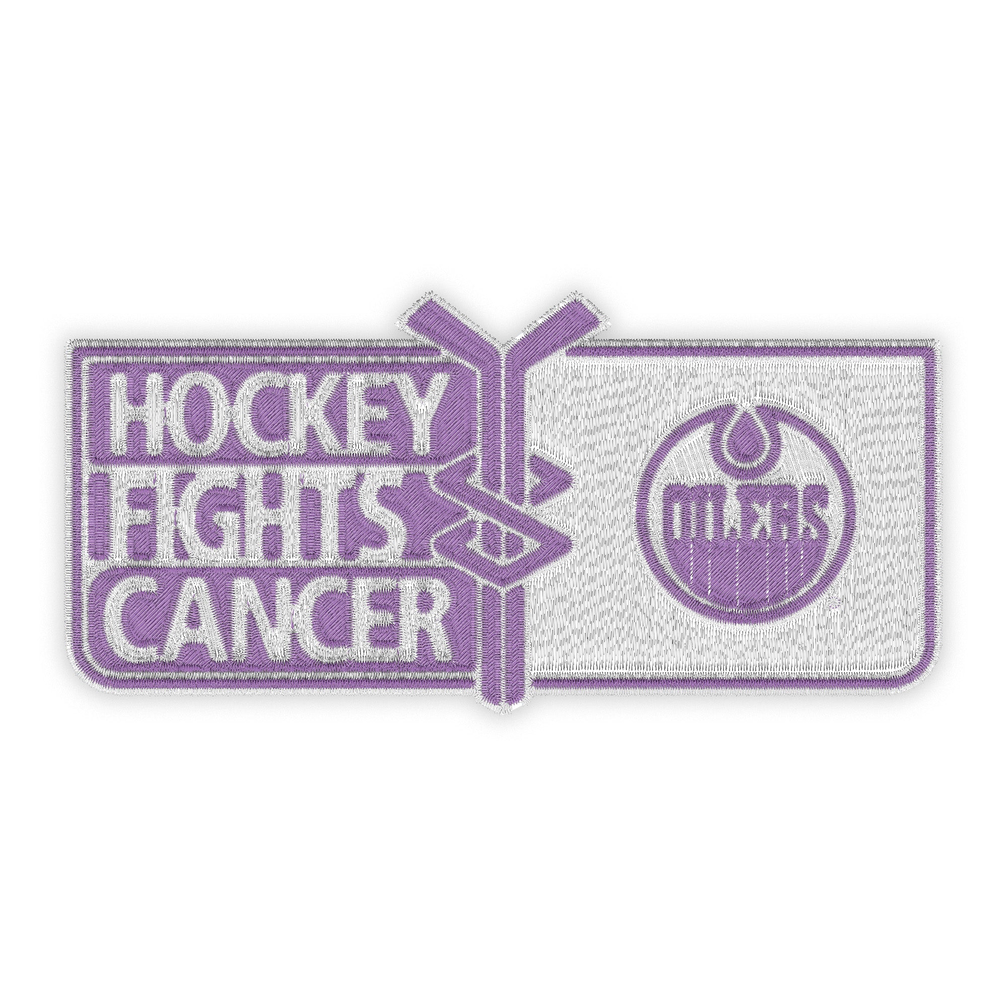 Edmonton Oilers Hockey Fights Cancer Logo Patch – ICE District Authentics