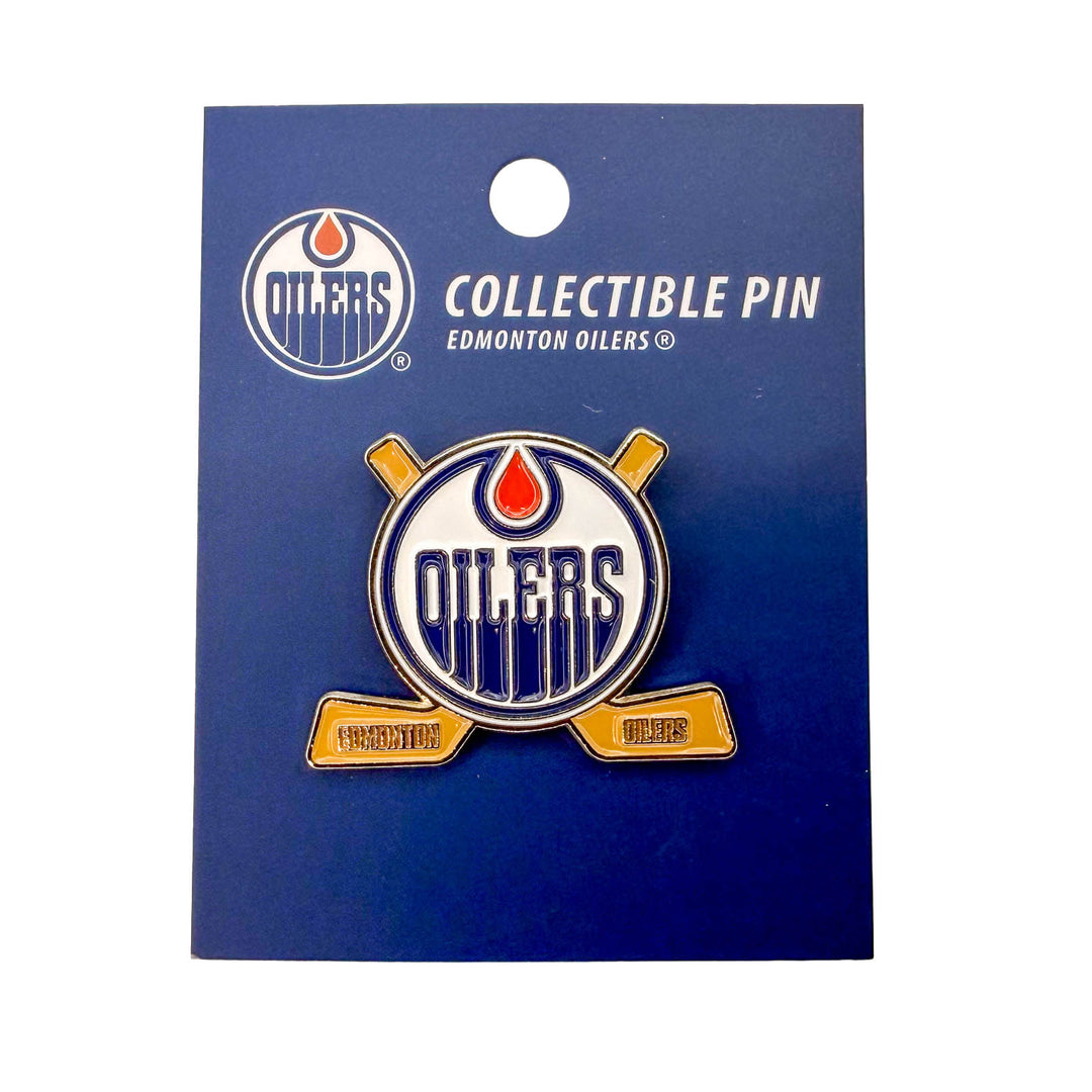 Edmonton Oilers Sticks Lapel Pin