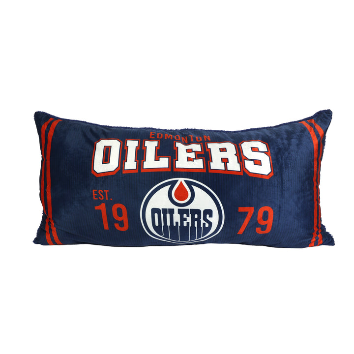 Edmonton Oilers Home Logo Body Pillow