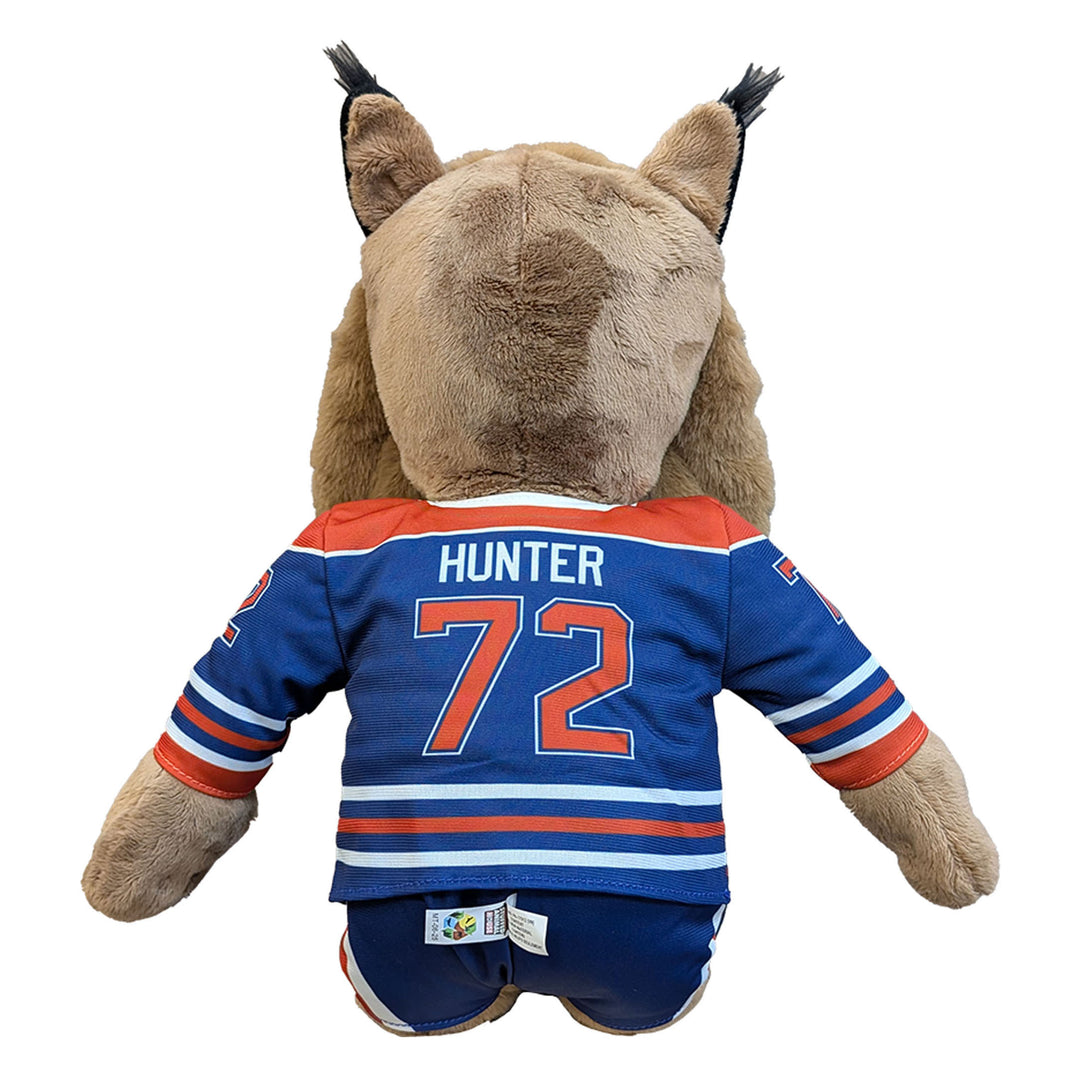 Edmonton Oilers Hunter Mascot Royal Jersey 15" Plushie Toy