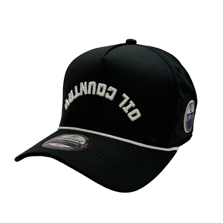 Edmonton Oilers Imperial Sports Black Rope Wrightson "Oil Country" Snapback Hat