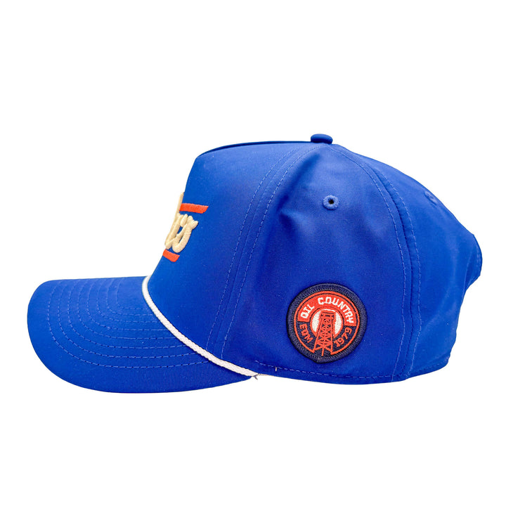Edmonton Oilers Imperial Sports Blue Rope Wrightson Alternate Logo Snapback Hat