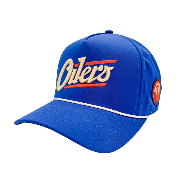 Edmonton Oilers Imperial Sports Blue Rope Wrightson Alternate Logo Snapback Hat