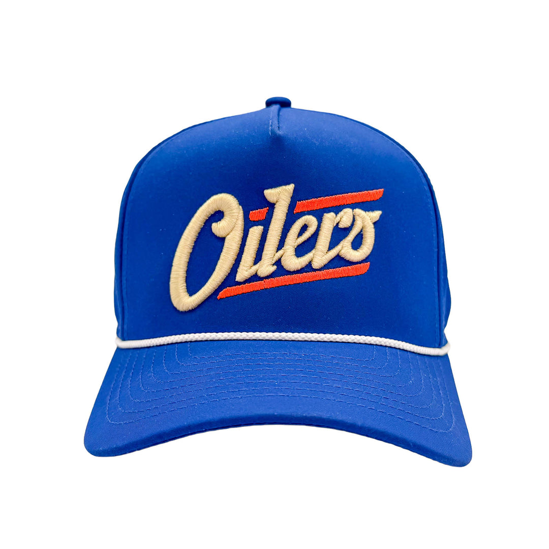 Edmonton Oilers Imperial Sports Blue Rope Wrightson Alternate Logo Snapback Hat