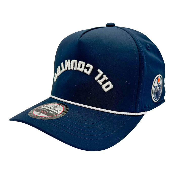 Edmonton Oilers Imperial Sports Navy Rope Wrightson "Oil Country" Snapback Hat