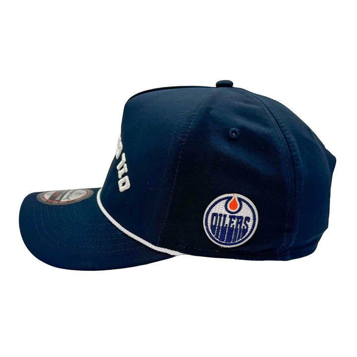 Edmonton Oilers Imperial Sports Navy Rope Wrightson "Oil Country" Snapback Hat