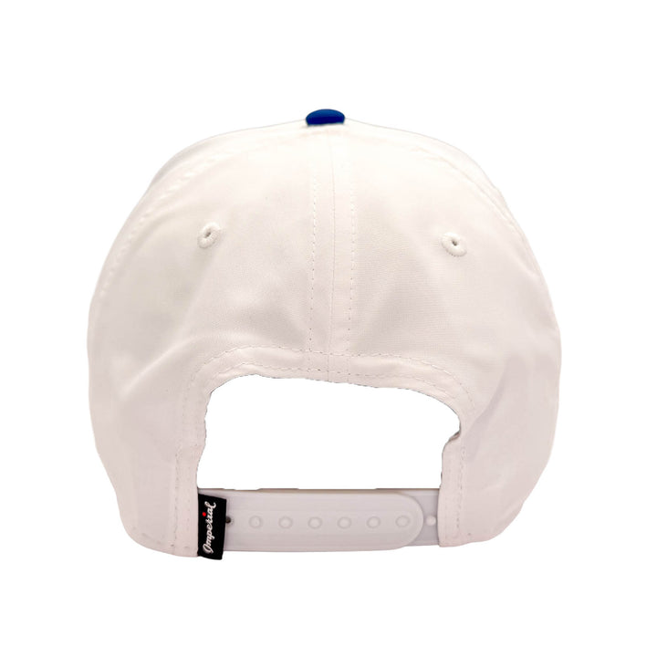 Edmonton Oilers Imperial Sports White & Blue Rope Wrightson Alternate Logo Snapback Hat