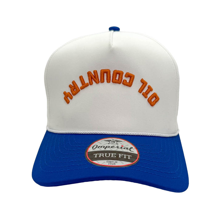 Edmonton Oilers Imperial Sports White & Blue Rope Wrightson "Oil Country" Snapback Hat