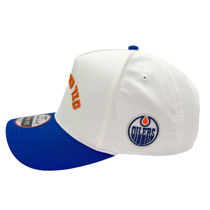 Edmonton Oilers Imperial Sports White & Blue Rope Wrightson "Oil Country" Snapback Hat