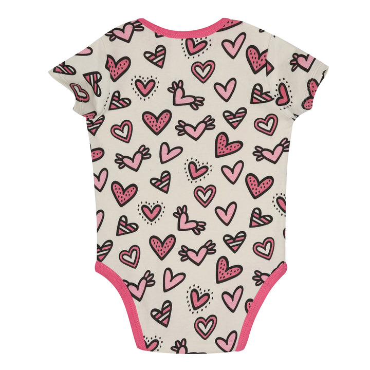 Edmonton Oilers Infant Outerstuff Lovely Hearts 2-Piece Creeper Set