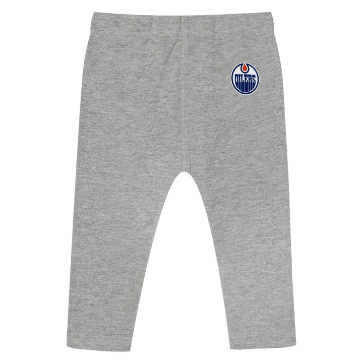 Edmonton Oilers Infant Outerstuff Play Date 3-Piece Creeper Set