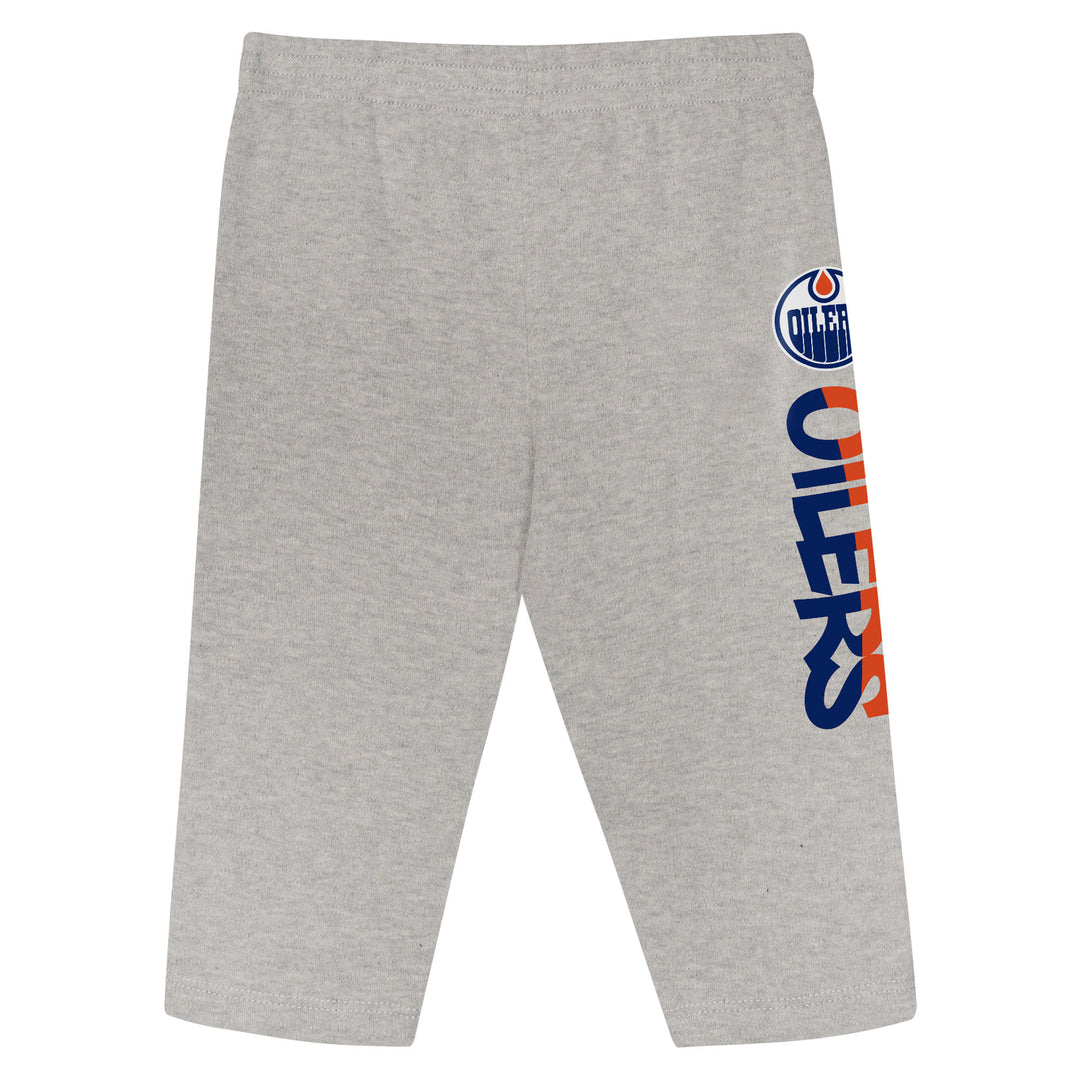 Edmonton Oilers Infant Outerstuff Wild Card 3-Piece Creeper Set