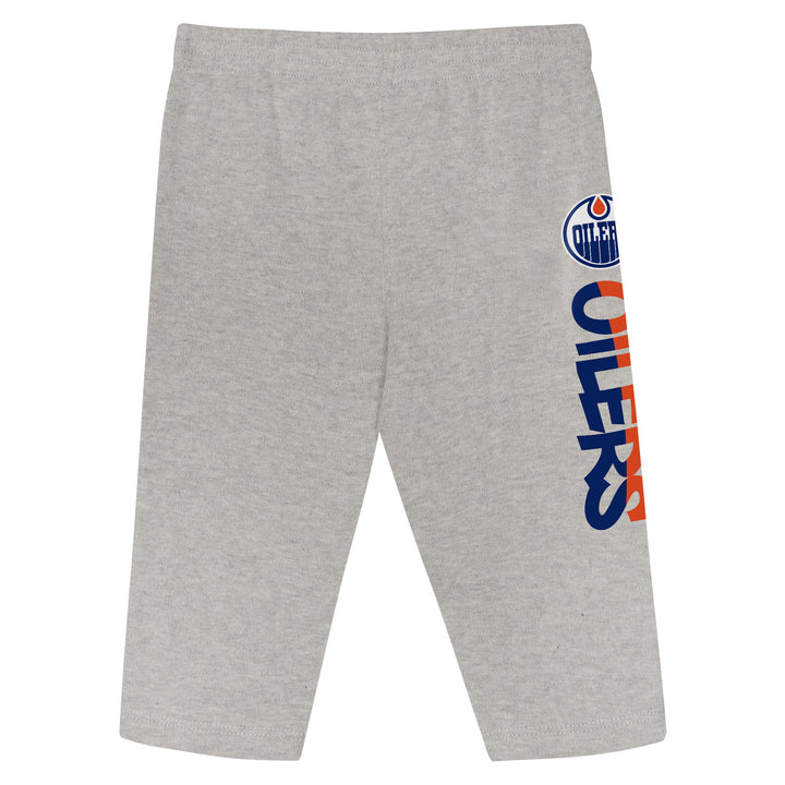 Edmonton Oilers Infant Outerstuff Wild Card 3-Piece Creeper Set
