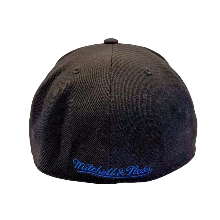 Edmonton Oilers Mitchell & Ness Team Script Black Fitted Hat