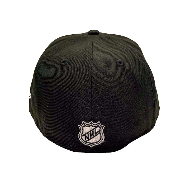 Edmonton Oilers New Era Black 59FIFTY Fitted Hat - Black/White Logo