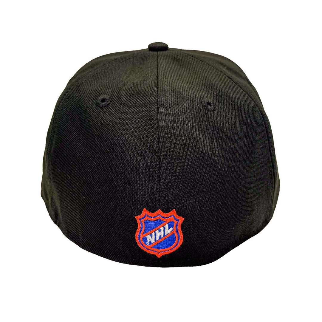 Edmonton Oilers New Era Black 59FIFTY Primary Logo Fitted Hat