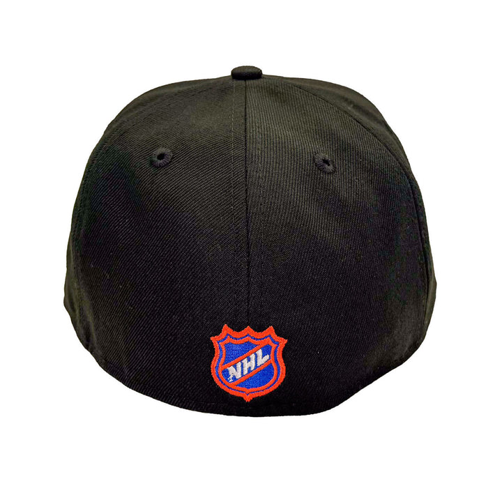 Edmonton Oilers New Era Black 59FIFTY Primary Logo Fitted Hat