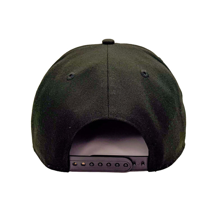 Edmonton Oilers New Era Black 9FIFTY Snapback Hat - Orange/Black Logo