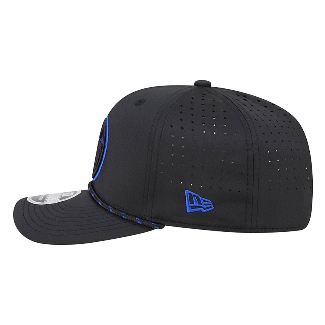 Edmonton Oilers New Era Black Rope 9SEVENTY Stretch Snapback Hat