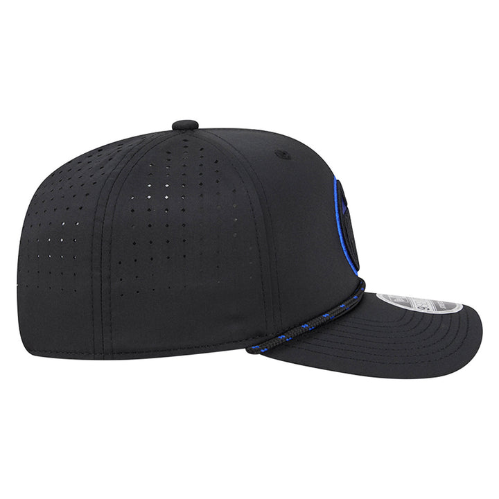 Edmonton Oilers New Era Black Rope 9SEVENTY Stretch Snapback Hat