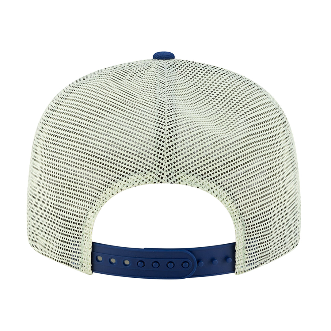 Edmonton Oilers Youth New Era Blue 9FIFTY Trend Glow Graphic Mesh Snapback Hat