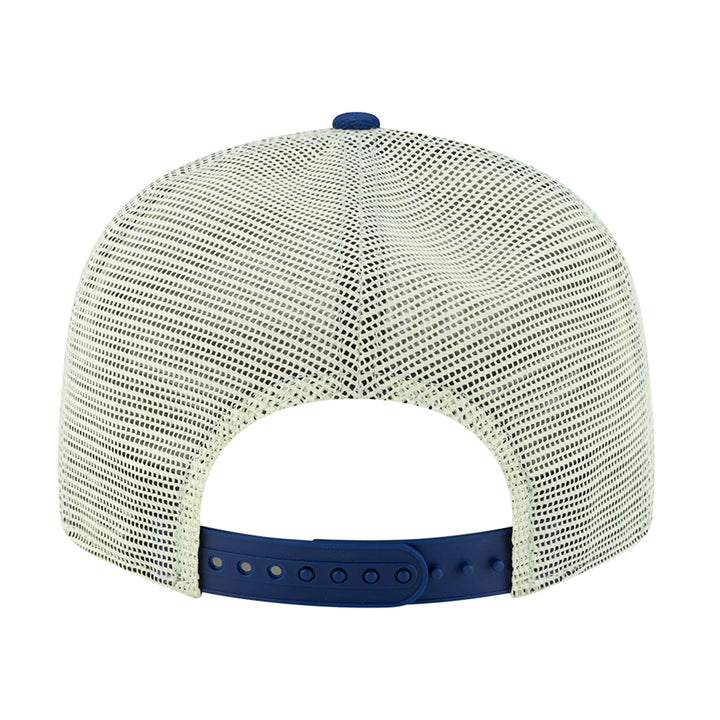 Edmonton Oilers Youth New Era Blue 9FIFTY Trend Glow Graphic Mesh Snapback Hat