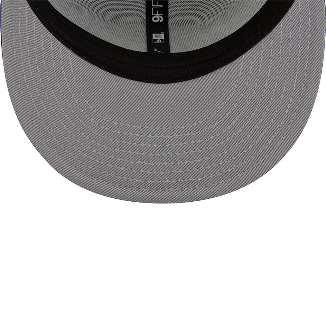 Edmonton Oilers Youth New Era Blue 9FIFTY Trend Glow Graphic Mesh Snapback Hat