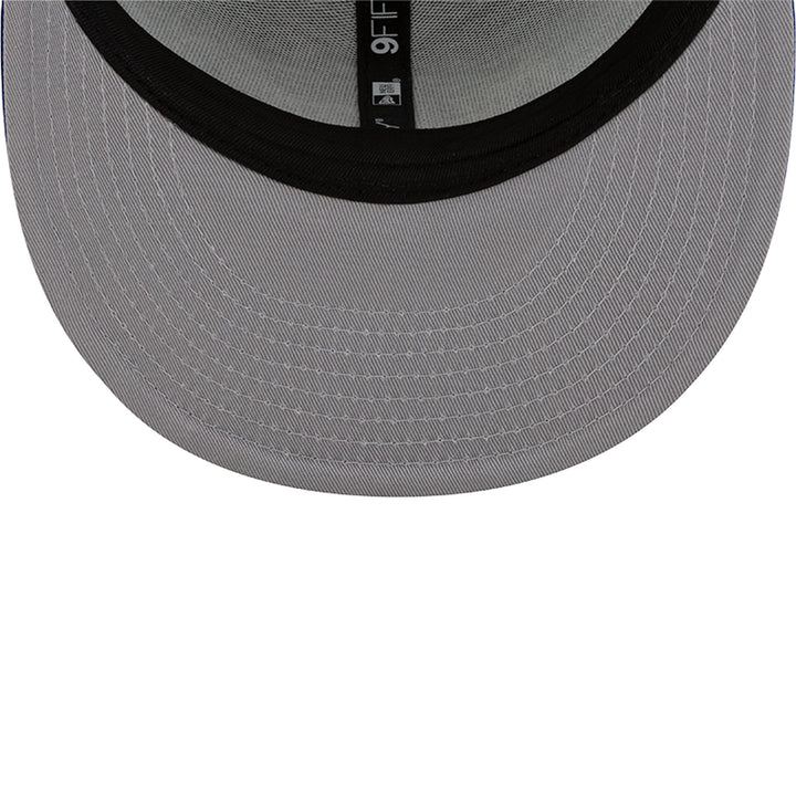 Edmonton Oilers Youth New Era Blue 9FIFTY Trend Glow Graphic Mesh Snapback Hat