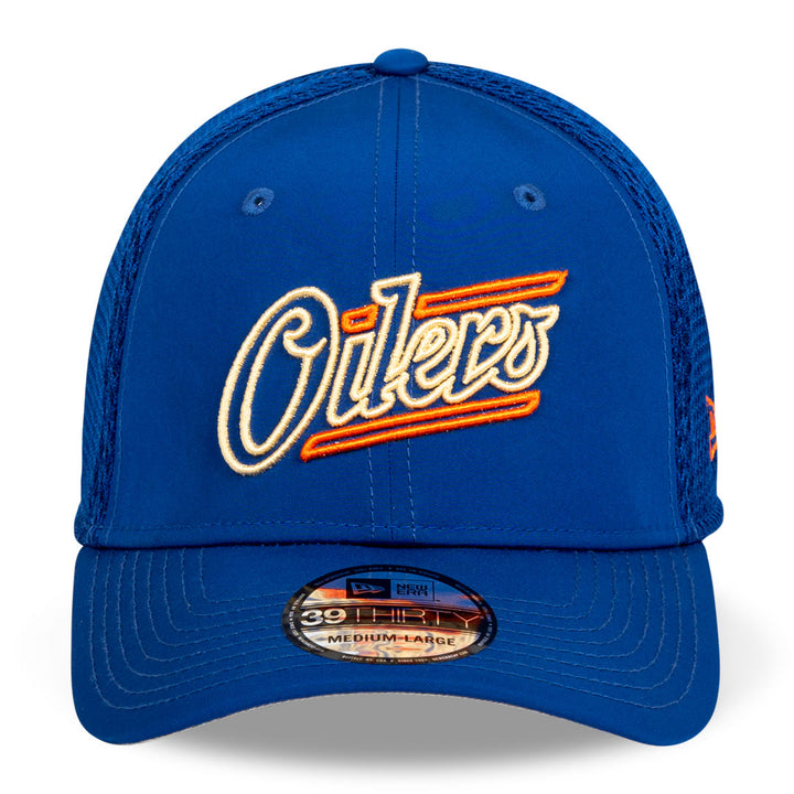 Edmonton Oilers New Era Blue Alternate Logo 39THIRTY Flex Hat