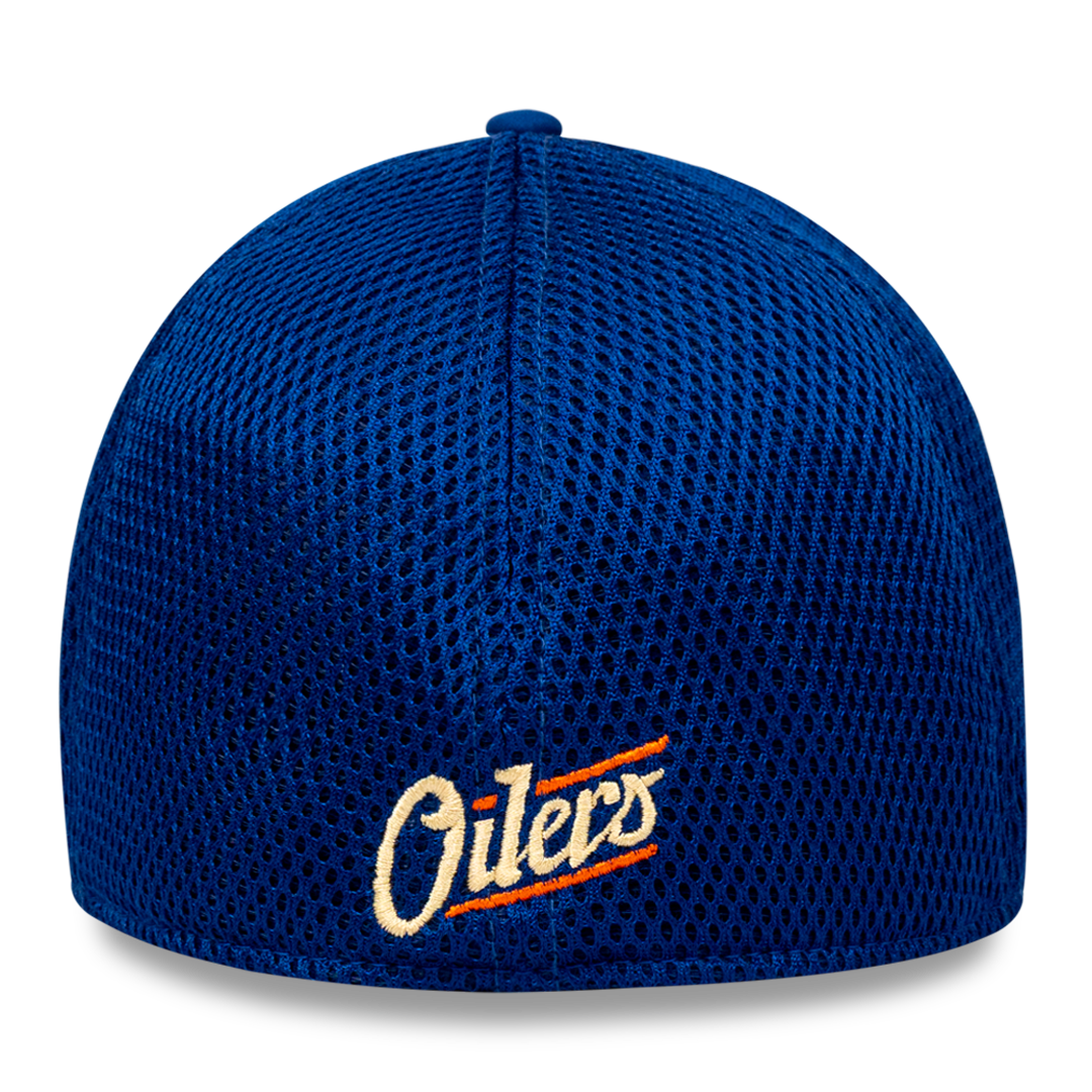 Edmonton Oilers New Era Blue Alternate Logo 39THIRTY Flex Hat