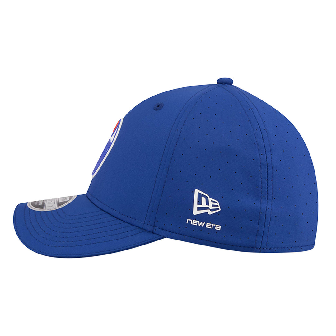 Edmonton Oilers New Era Blue Assist 39THIRTY M-Crown Flex Hat