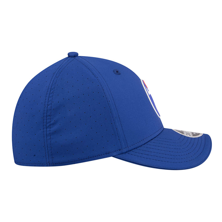 Edmonton Oilers New Era Blue Assist 39THIRTY M-Crown Flex Hat