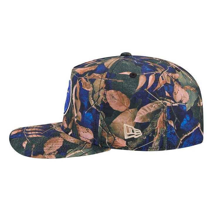 Edmonton Oilers New Era Blue Leaves 19TWENTY Snapback Hat