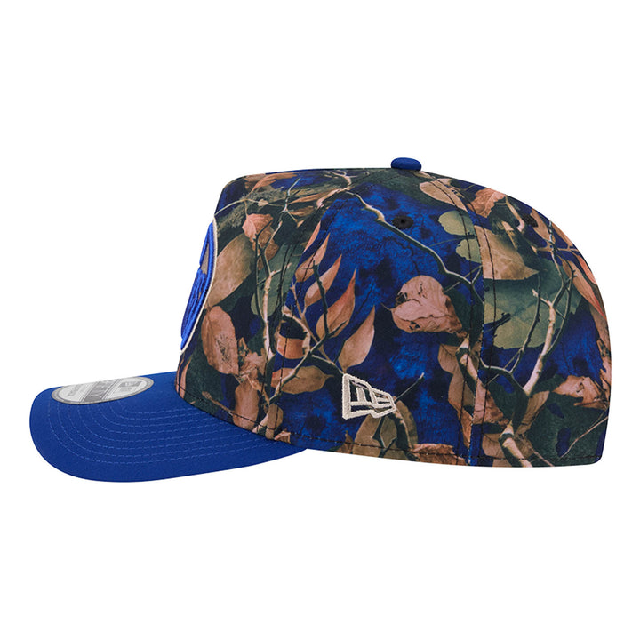 Edmonton Oilers New Era Blue Leaves 9FIFTY A-Frame Snapback Hat