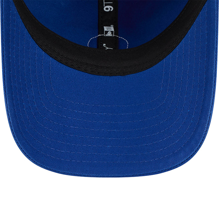 Edmonton Oilers New Era Blue Micro Home Logo 9TWENTY Adjustable Hat