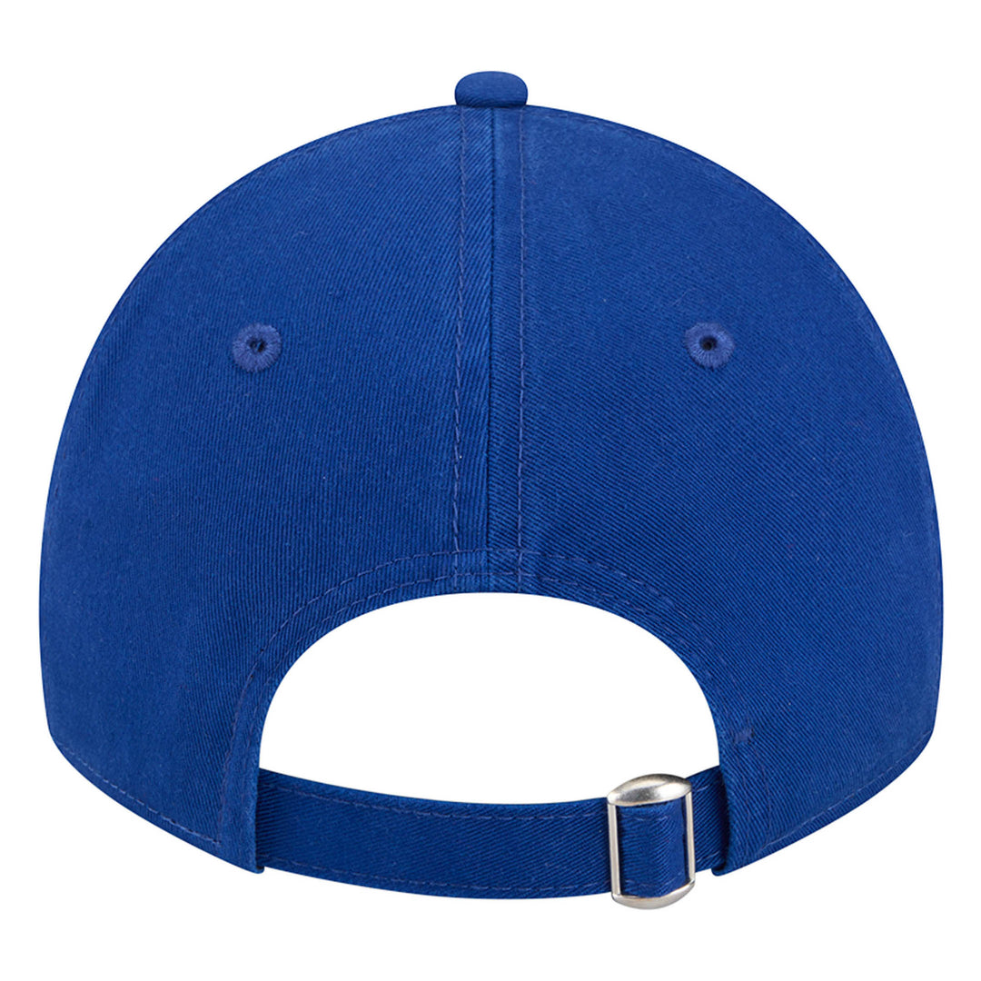 Edmonton Oilers New Era Blue Micro Home Logo 9TWENTY Adjustable Hat