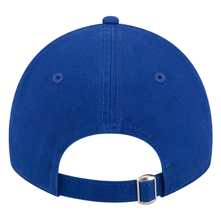 Edmonton Oilers New Era Blue Micro Home Logo 9TWENTY Adjustable Hat