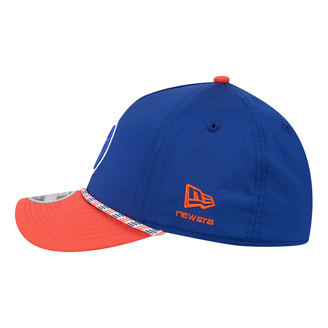 Edmonton Oilers New Era Blue & Orange Rope 39THIRTY M-Crown Flex Hat